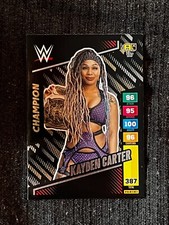 CHAMPION RAW KAYDEN CARTER CARD # 137 ADRENALYN XL CARD WWF CATCH 2024