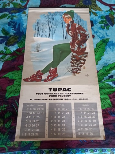 Calendrier aslan pin 1966 - aslan, up