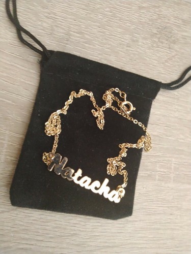 Collier ras cou - ras, prénom