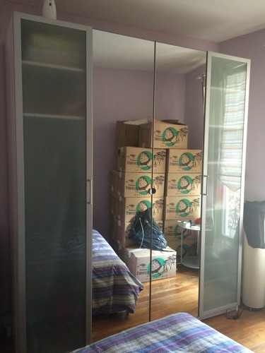 Armoire blanche pax brevik - armoire,