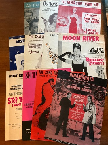 Vintage sheet music - vintage,