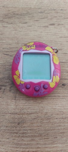 Tamagotchi pink hibiscus - tamagotchi,