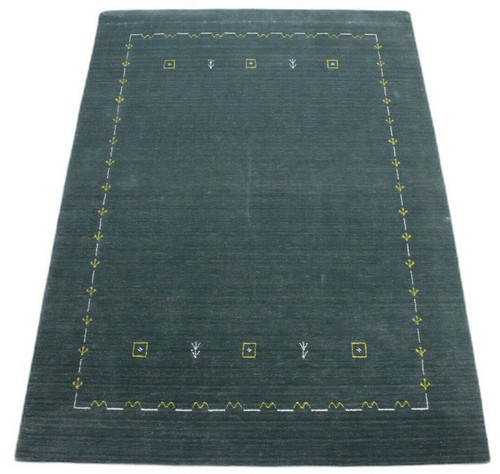 Gris vert tapis laine - gris,