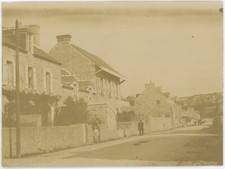 Faucet house in Erquy (Côtes-d'Armor). Brittany. 1895 Citrate Print.