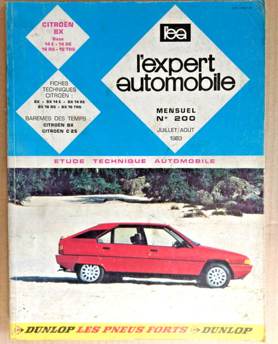 Revue technique citroën - technique, bx