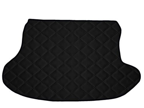 Matelassé cuir éco noir - matelassé,