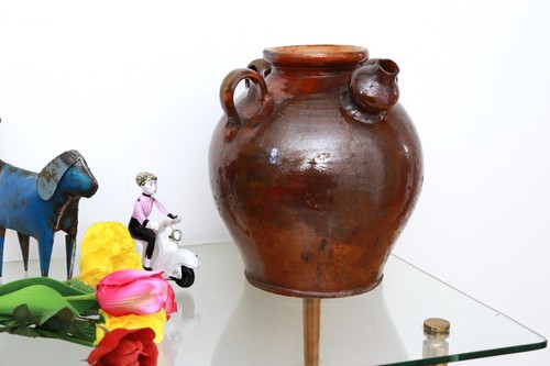 Grande jarre pot cruche - pot, terre