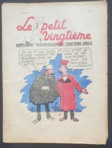 Tintin petit vingtième 1937 - 1937,