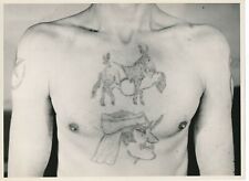 tattoo tattoo v. 1950 anonymous photo photography collection E. Brachet Limoges