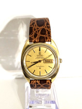Vtg Omega Constellation Day Date Cal 751 18K Gold Cap 168.029 Watch Serviced 
