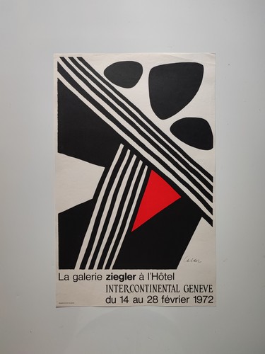 Calder affiche exposition 1972 - affiche,