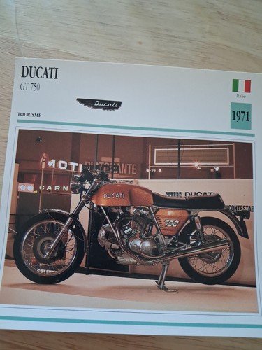 Ducati gt750 1971 750 fiche - gt750,