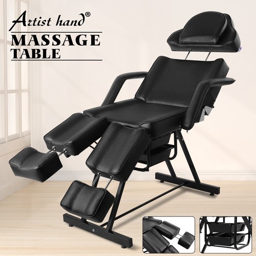 Black pro massage table facial - pro,