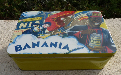 Boite métal banania - en,