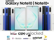 Samsung Galaxy Note 10 N970U Note 10+ Plus N975U 256GB 512GB Unlocked Smartphone