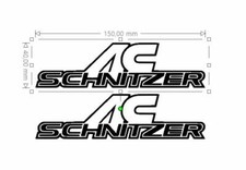 2 STICKERS AC SCHNITZER /FUN/