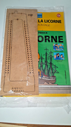 Tintin construire licorne - tintin,