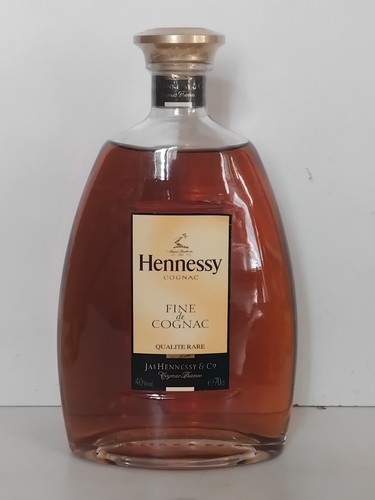 Bouteille cognac hennessy fine - bouteille,