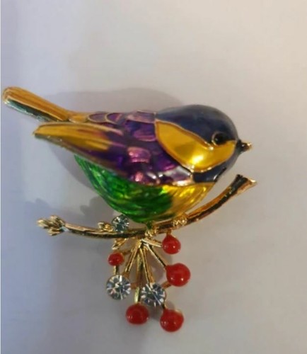Broche fantaisie oiseau - oiseau,