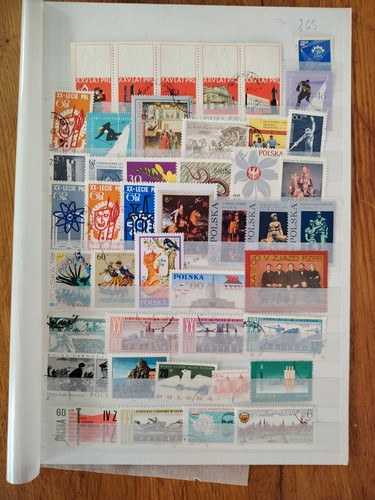 40 timbres pologne - de,