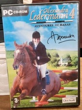 Alexandra Ledermann 4 Avetures Au Haras PC CD-ROM Ubi-Soft Good Used Condition!