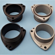 MSV Racing’ 85- ’01 CR500 Rigide Anodisé “Horsepower” Collecteur Échappement