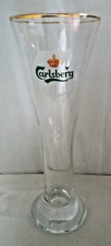 COLLECTOR , ANCIEN GRAND VERRE A BIERE CARLSBERG  ref CA78