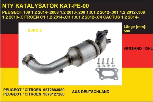 Neuf catalyseur pour peugeot - neuf,