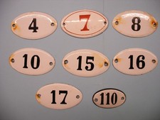 lot 8 anciennes plaques