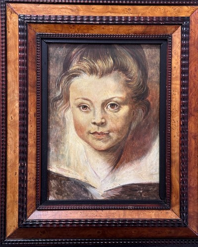 Antique painting portrait - , of