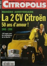 Revue CITROEN CITROPOLIS  la 2 CV 1948 - 1998 Hors série n°1