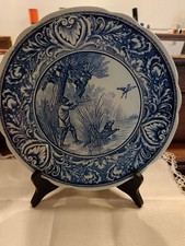 Assiette Royal Sphinx Maastricht Delfts décor chasse