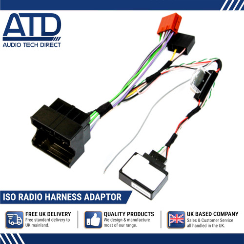 Adaptateur iso pour volkswagen - adaptateur,
