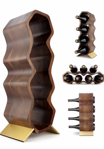 Wood wine rack - rack, bottle