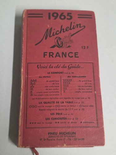 Guide michelin france 1965 - michelin,