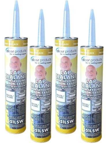 Tubes dicor lap - lap, sealant