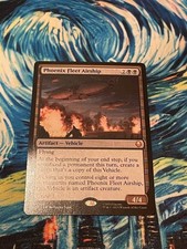 Carte Phoenix Fleet Airship Magic the Gathering version anglaise non feuille