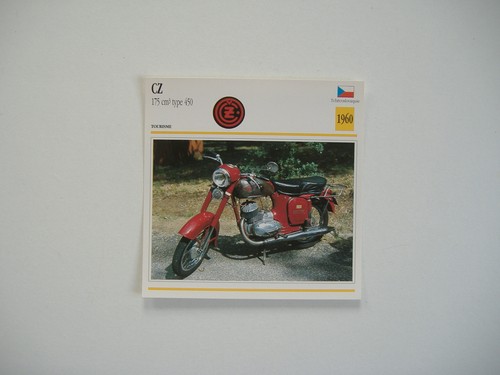 Fiche moto 175 cm3 - moto, cz