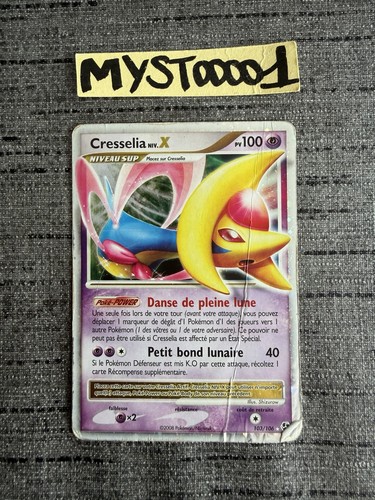 Carte pokémon cresselia - carte,