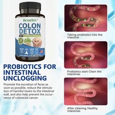 Psyllium Husk 300mg | 30/60/120 Caps Natural Weight Loss | Detox Colon Cleanse