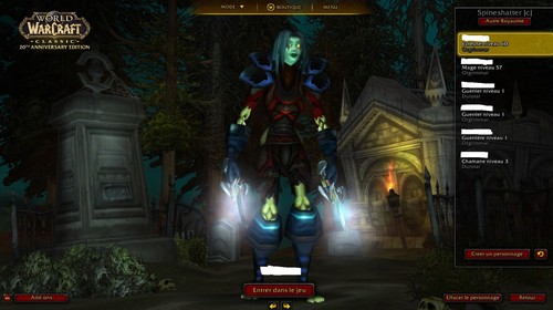 Compte wow classic - compte,