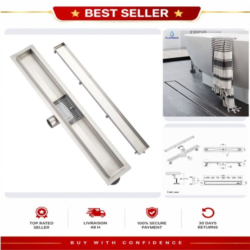 Caniveau douche inox - , 50