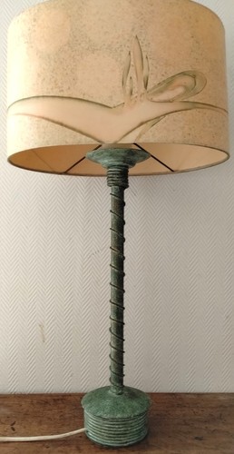 Vintage belle lampe métal - lampe,