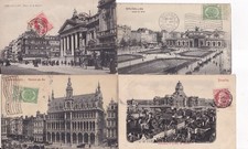 Lot de 4 cartes postales