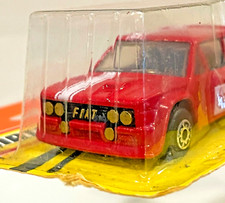 Matchbox Bulgarian Fiat 131 Abarth N-74 Red with Stripe Rare Vintage