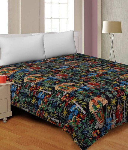 Couvre lit indien patchwork - indien,