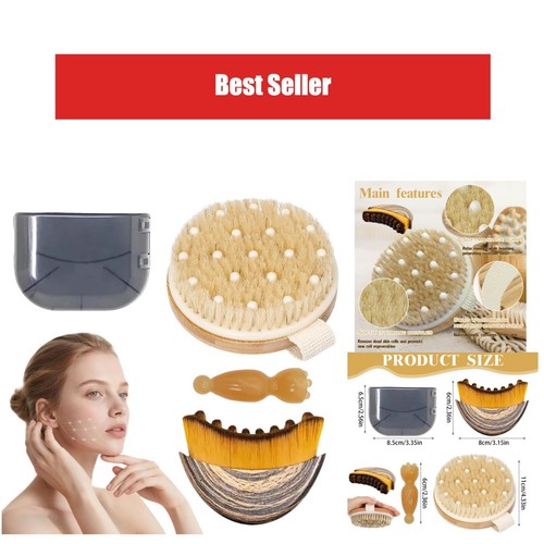 Brosse sec visage corps - sec, et