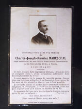 Faire Part de décès Militaire WW1 / Ambulancier