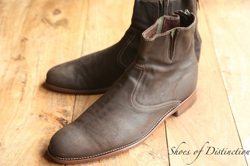 Chaussures bottes zippées