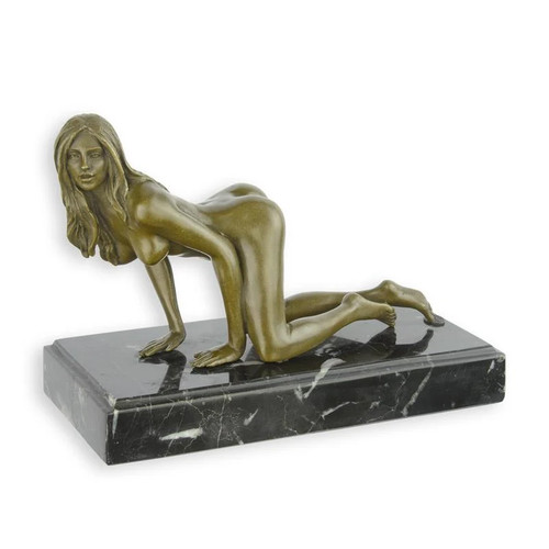 Sculpture érotique bronze - Érotique,